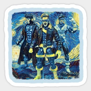 The Mutants Van Gogh Style Sticker